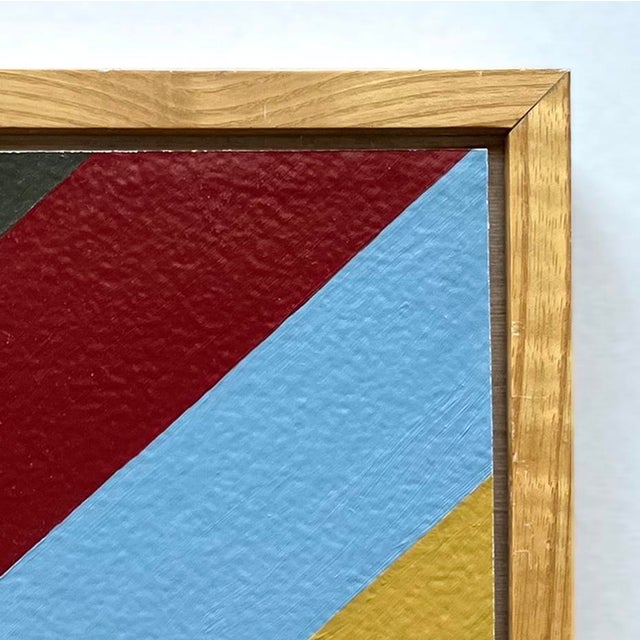 Unknown Artist Cross Abstraction , 2021 Oil on canvas, mounted on panel Panel size: 12 x 9 1/4 inches Frame size: 13 1/4 x...