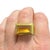 Late 20th Century Finestra Greek Revival 18k Yellow Gold and Citrine Architectural Ring, Size 9.25 For Sale - Image 13 of 13