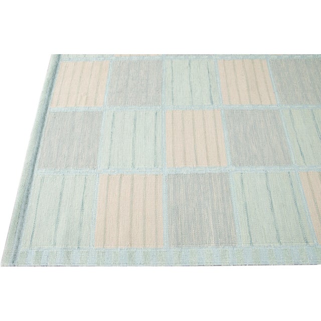 2010s 21st Century Pastel Modern Swedish Style Rug For Sale - Image 5 of 13