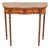 Antique Regency Style Burr Walnut Console Table, 1950 For Sale