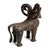 Antique Benin bronze ram figure from Nigeria. This sculptural work embodies the strength, vitality, and ceremonial...
