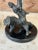 Fabulous pair of hand painted bronze parrot Statues on marble bases by SPI. Beautiful and heavy pieces great for a coastal...
