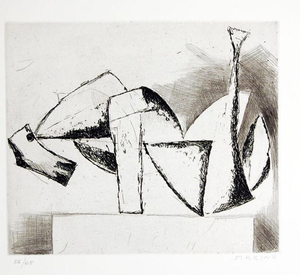 Marino Marini, The Cry Edition of 65, 1962, Etching