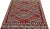 Traditional 1960s Vintage Kilim Handmade Red Geometric Wool Rug For Sale - Image 3 of 7