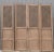 Wood 100" High Large Antique Chinese Screen Door- a Set of 4 Lattice Screen Panels For Sale - Image 7 of 8