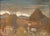 1930s Landscape - Original Oil on Cardboard by Corrado Cagli - 1932 ca. 1932 ca. For Sale - Image 5 of 5