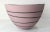 Mid-Century Modern Mid-Century Modern Art Pottery Matte Pink Black Swirl Bowl, Signed For Sale - Image 3 of 11