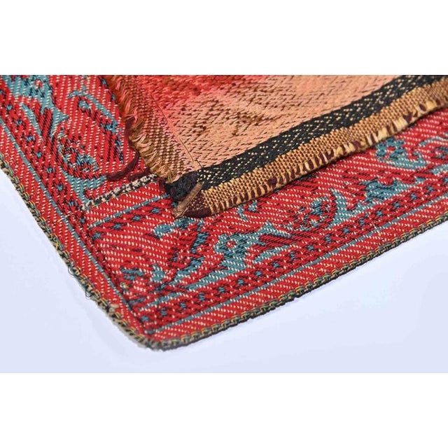 Vintage Bucolic Scene Tapestry with Fabric Weaving, Italy, 1950s For Sale - Image 4 of 5
