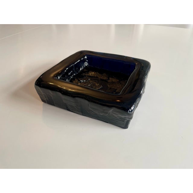 Glass Handmade Bowl by Göte Augustsson for Ruda Glasbruck, Sweden, 1960 For Sale - Image 7 of 7