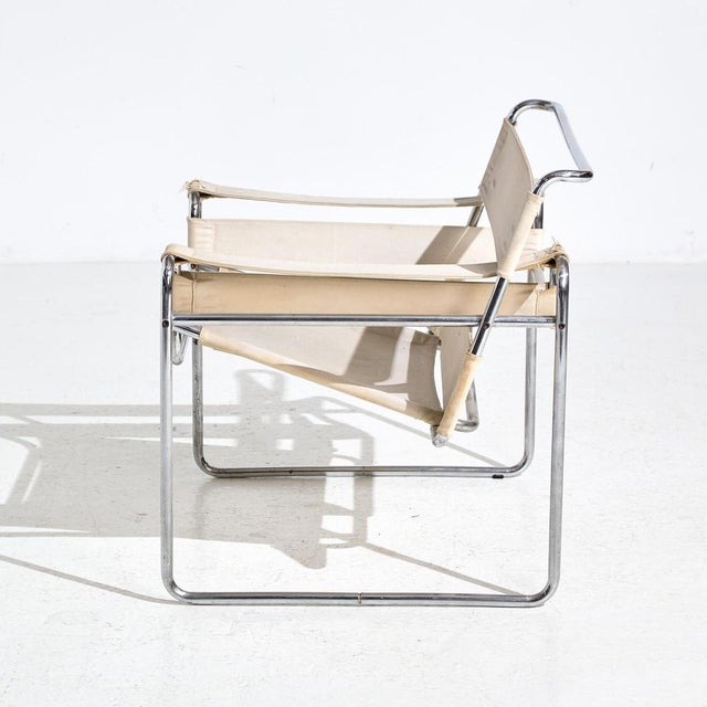 Gavina Set of Model B3 Wassily Chairs attributed to Marcel Breuer for Gavina, 1960s For Sale - Image 4 of 16