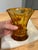 1930s 1930s Bohemian Amber Art Glass Vase For Sale - Image 5 of 5