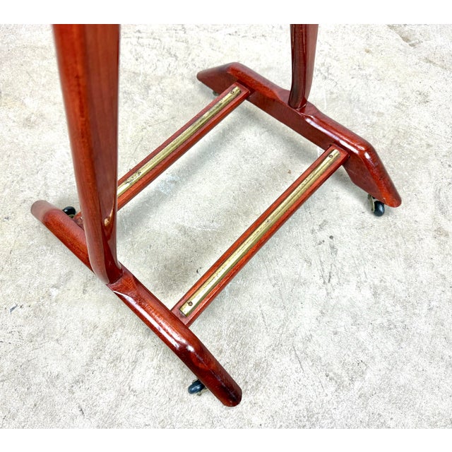 Wood Mid Century Italian Modern Men’s Valet by Ico and Luisa Parisi for Fratelli Reguitti, Italy For Sale - Image 7 of 12