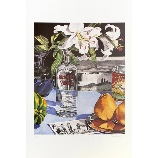 Absolut Statehood: Oregon, Sherrie Wolf Lithograph For Sale