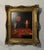 Wood Mid-20th Century Candlelit Rose Still Life Oil Painting Signed Ruschè For Sale - Image 7 of 18