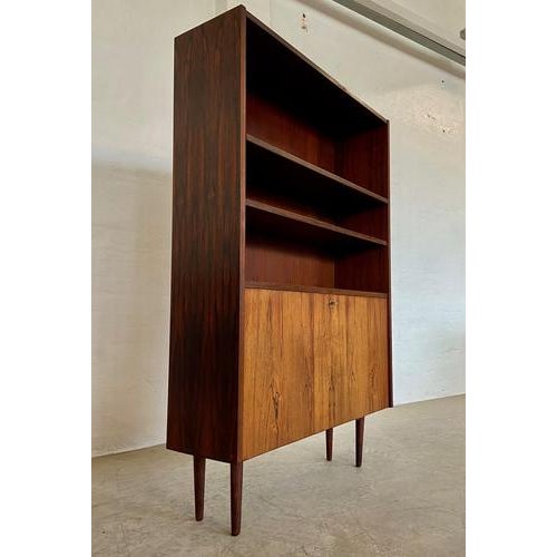 Wood Vintage Danish Bookcase in Rosewood, 1965 For Sale - Image 7 of 18