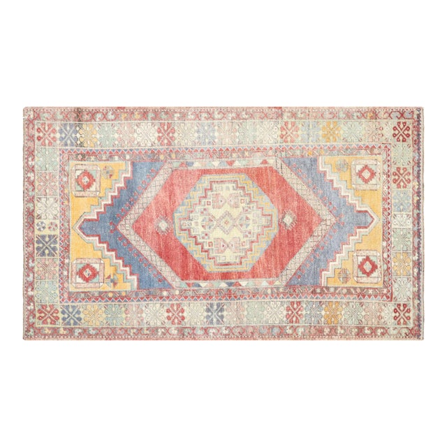 1960s Turkish Oushak Rug For Sale