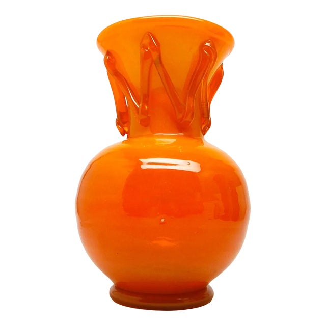 Vase by J. Słuczan-Orkusz for Cracow Institute for Glassworks, Poland, 1970s For Sale