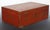 Scarlet Antique Early 19th Century Chinese Export Scarlet Red Lacquer & Gilt Wood Table Box For Sale - Image 8 of 9