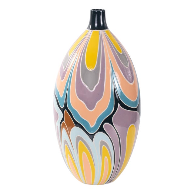 Bramwell Porcelain Vase- Tall For Sale