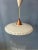 Vintage Enamel Opaline Glass Pendant Lamp from Louis Kalff For Sale - Image 6 of 11