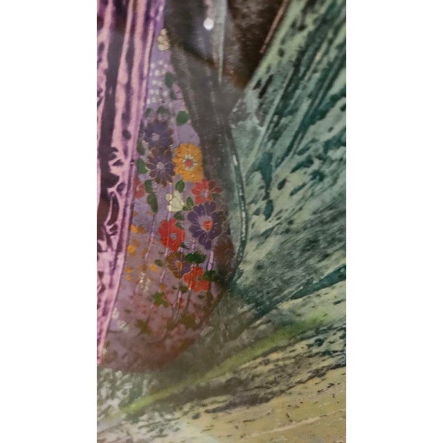 Mikulas Kravjansky “Flowers of the Orient” Signed Limited Edition Collograph Prints, Pair For Sale - Image 18 of 18