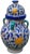 Blue Mid 20th Century Blue & Orange Moroccan Vase For Sale - Image 8 of 10
