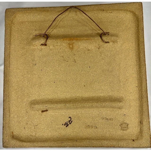 Vintage Ceramic Wall Relief by Noomi Backhausen for Søholm, 1970s For Sale - Image 4 of 7