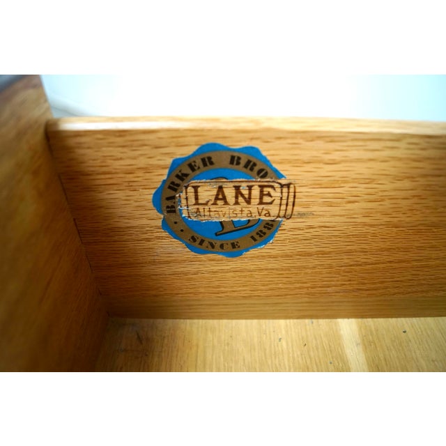 1960’s Mid-Century Modern Walnut & Rosewood Tuxedo Nightstand For Sale - Image 12 of 12