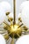 Fabio Ltd 21st Century Ventiquattro Natural Brass Glossy White Murano Sputnik Chandelier by Fabio LTD For Sale - Image 4 of 4