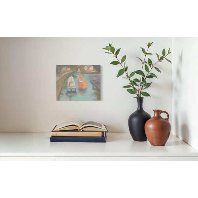 Part of a body of work by Lambertville-based artist Michelle Farro, rooted in the landscape and history of the Bucks...