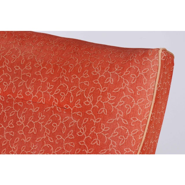 Red Art Deco Oak Armchair by Antonin Kybal, Czechia, 1930s For Sale - Image 8 of 10