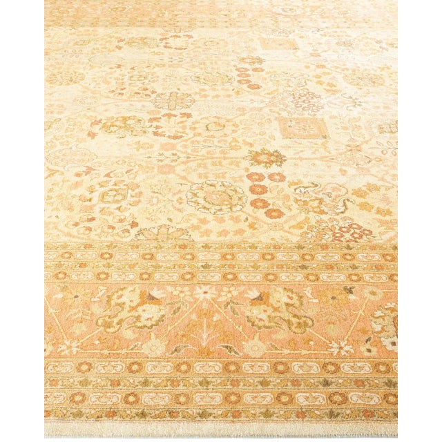 Solo Rugs Mogul, One-of-a-Kind Hand-Knotted Area Rug - Ivory, 9' 1" x 12' 2" For Sale - Image 4 of 8