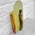 1930s Swedish Modern Virgin Mary Wall Lamp in Brass and Frosted Glass, 1930s For Sale - Image 5 of 14