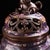 Metal Late 20th Century Pair of Gilt Bronze Cloisonné Enamel Elephant Incense Burners For Sale - Image 7 of 9