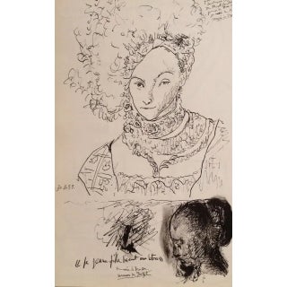1960s Picasso Sketchbook Carnet De La Californie Lithograph Dated 30/11/1955 For Sale