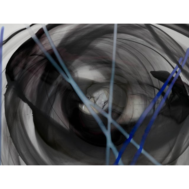 Swedish Glass Contrast Platter by Anna Ehrner for Kosta Boda, 1980s For Sale - Image 6 of 8