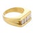 1990s Vintage 1.25 Carat Diamond 18k Yellow Gold Ring, Size 3.5 For Sale - Image 5 of 5