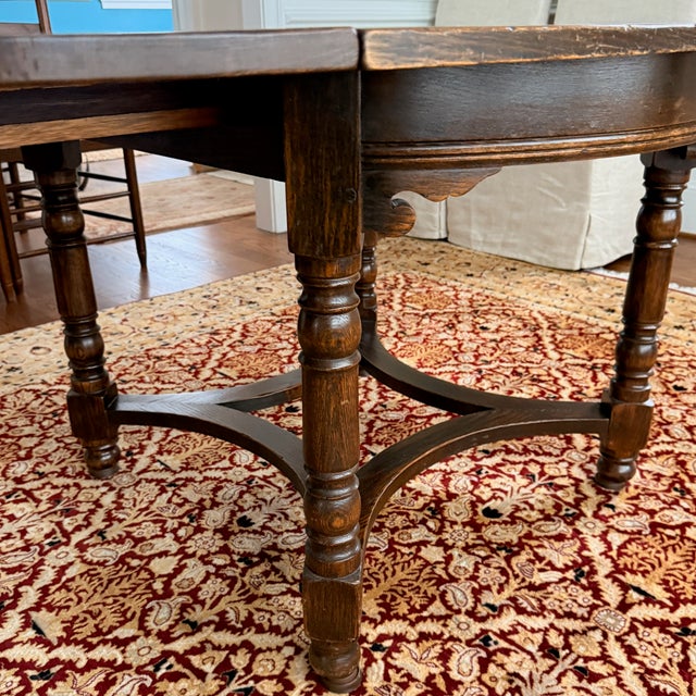 Antique Belgian Dining Table Circa 1900 For Sale - Image 9 of 12