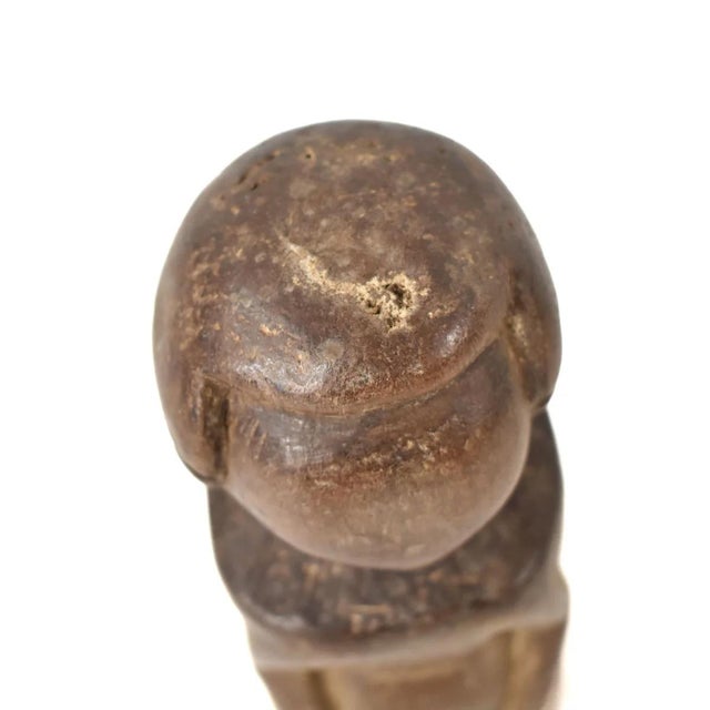 Brown Early 20th Century Azande Miniature Figure For Sale - Image 8 of 8