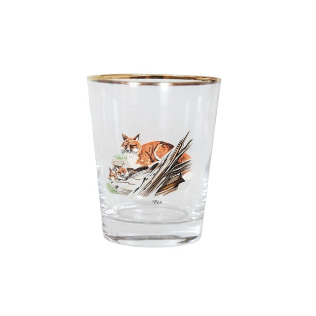 Mid 20th Century American Wildlife Glass Tumblers - Set of 4 For Sale In Tampa - Image 6 of 6
