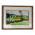 70's Vintage Wieden Landscape - Farm Land Watercolor Painting, Framed For Sale