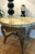 Mid 20th Century Antique Gilt Wood French Style Round Center Table With Faux Marble Wood Top For Sale - Image 5 of 10