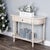 Transitional Danielle Marble 40" 1 Drawer Console Table, Gray For Sale - Image 3 of 10