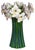 Vintage Amarillis Resin Flower Vase For Sale - Image 4 of 9