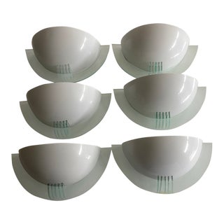 Set of 6 Vintage 1980s Wall Lamps For Sale