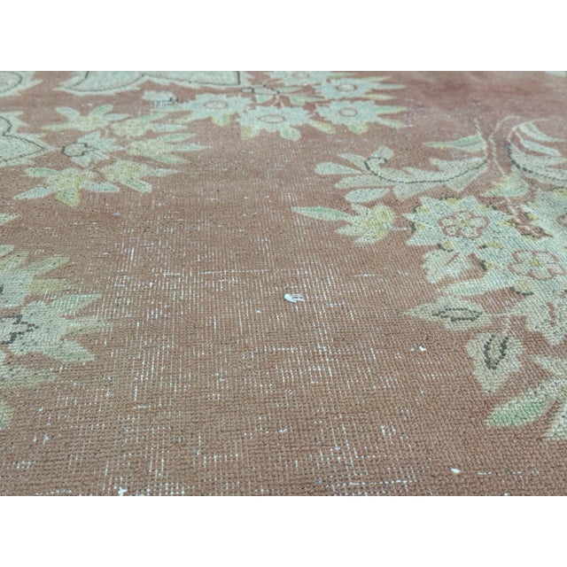 9ft 10in × 12ft 6in Kirman Design Hand-Knotted Wool Area Rug For Sale - Image 10 of 12