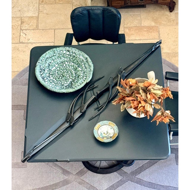 Large Japanese Contemporary Stoneware Glazed Plate by Satoru Hoshino For Sale - Image 12 of 15