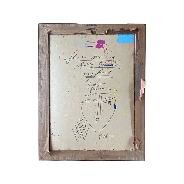 Abstract "Flowers From Pablo Picasso, My Friend", Peter Keil, 1967 For Sale - Image 3 of 3