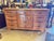 Late 20th Century Vintage Wynwood Traditional Honey Oak Triple Dresser & Credenza For Sale - Image 5 of 8