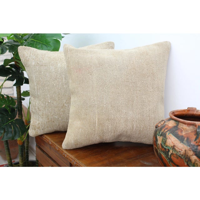 Turkish Kilim Decorative Pillow Cover - 20"x20" For Sale - Image 13 of 13
